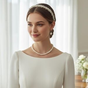 Elegant Pearl Headband